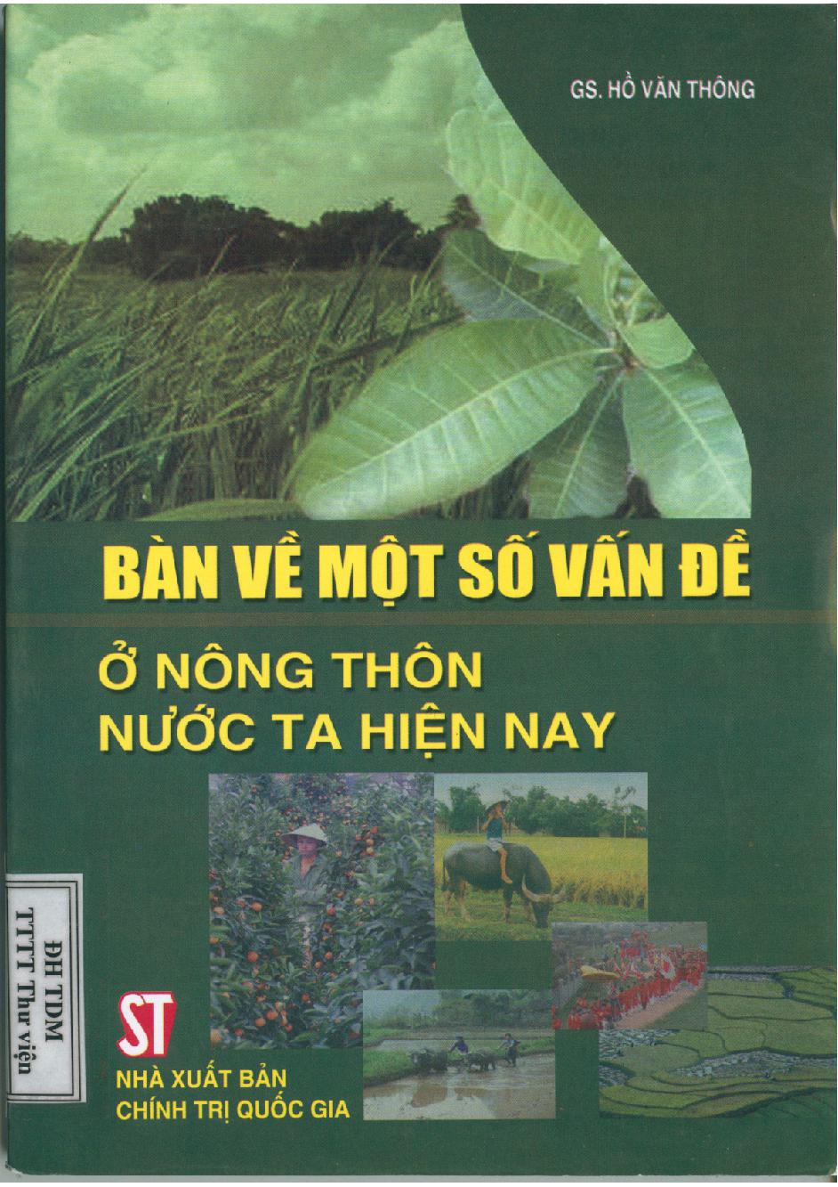 Bàn về một số vấn đề ở nông thôn nước ta hiện nay