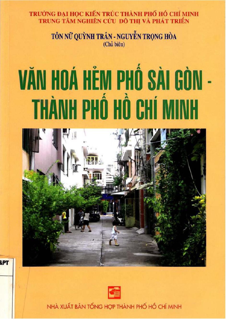 Văn hóa hẻm phố Sài Gòn - Thành phố Hồ Chí Minh