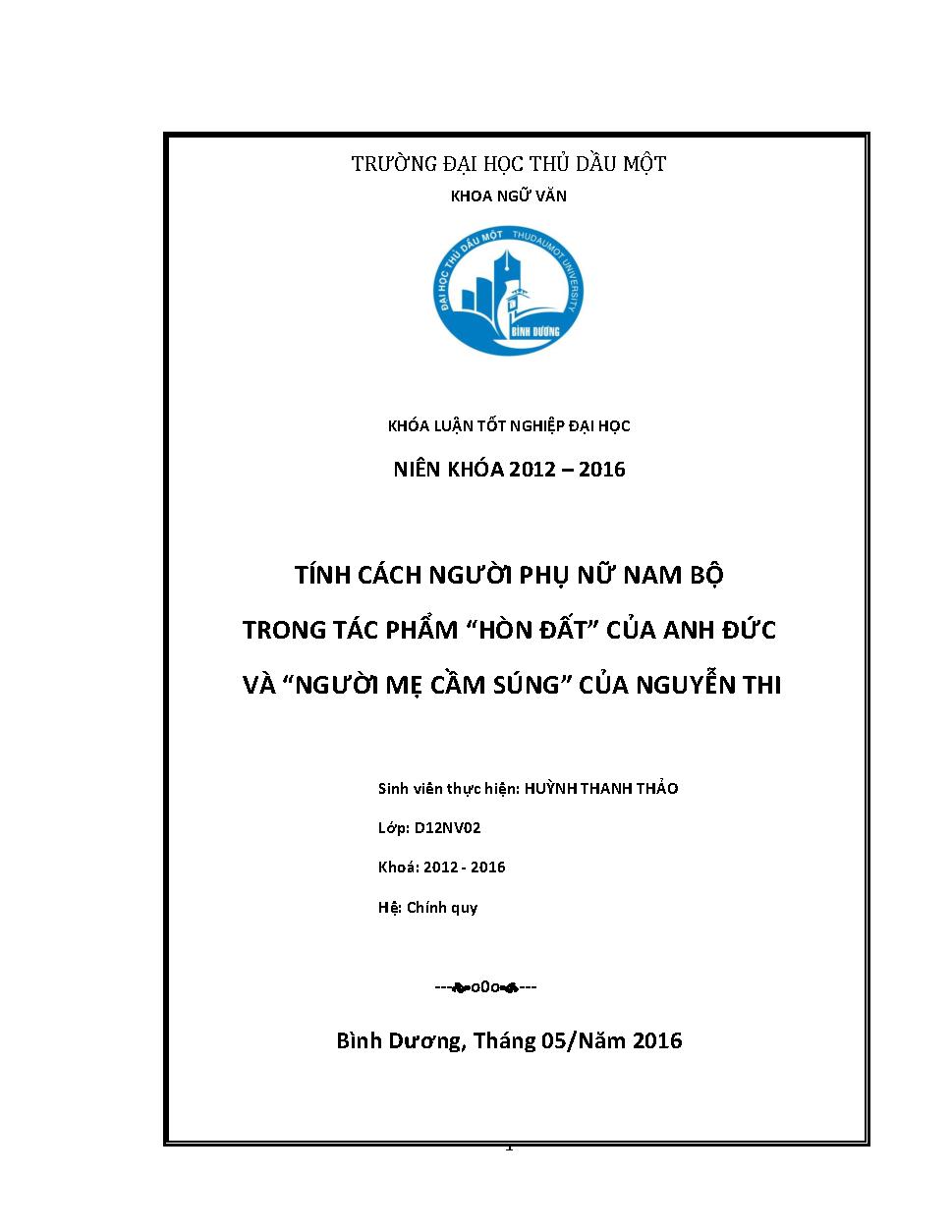 Vấn đề gia đình và xã hội Nam Bộ trong tác phẩm của Hồ Biểu Chánh