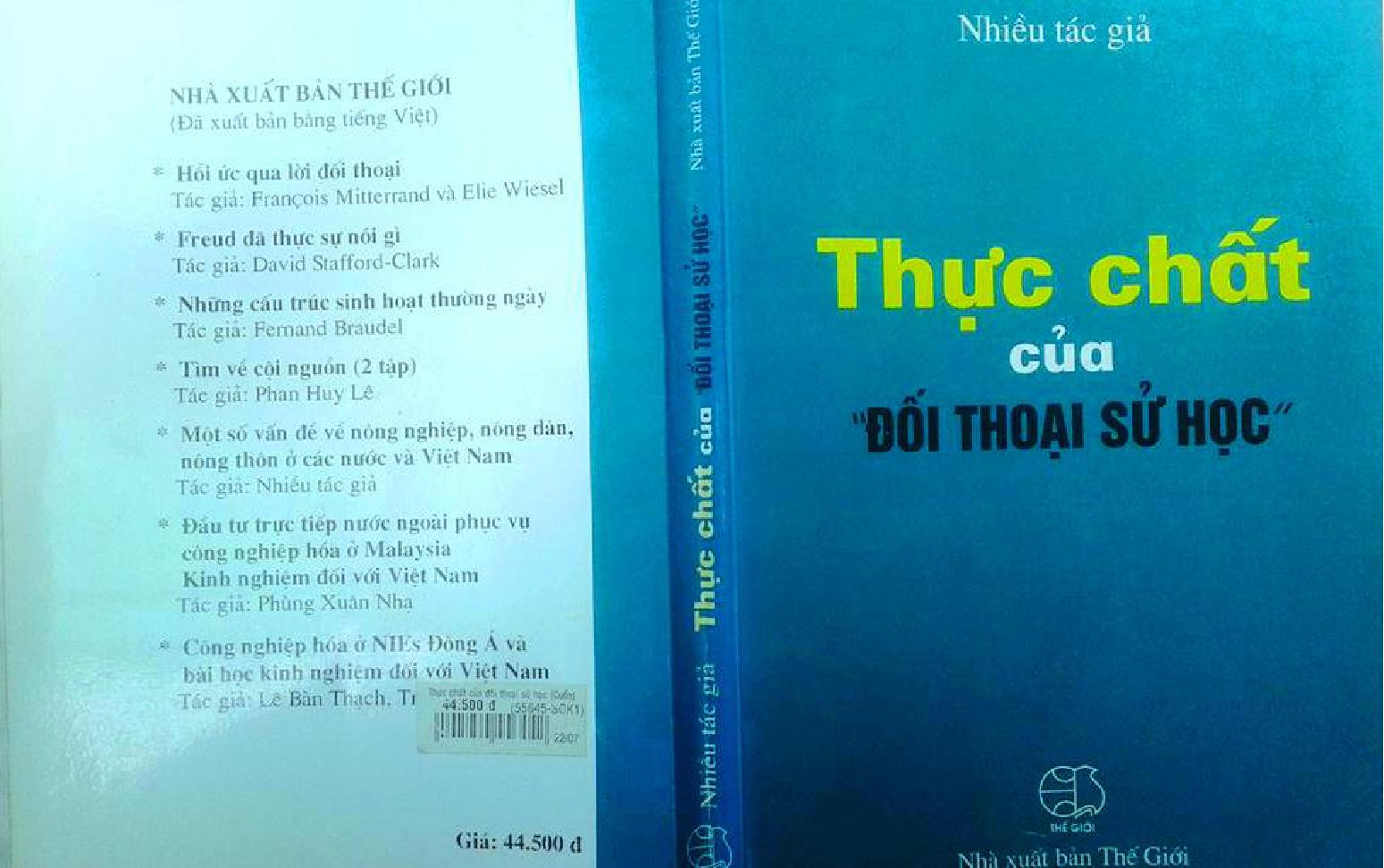 Thực chất của "Đối thoại sử học"