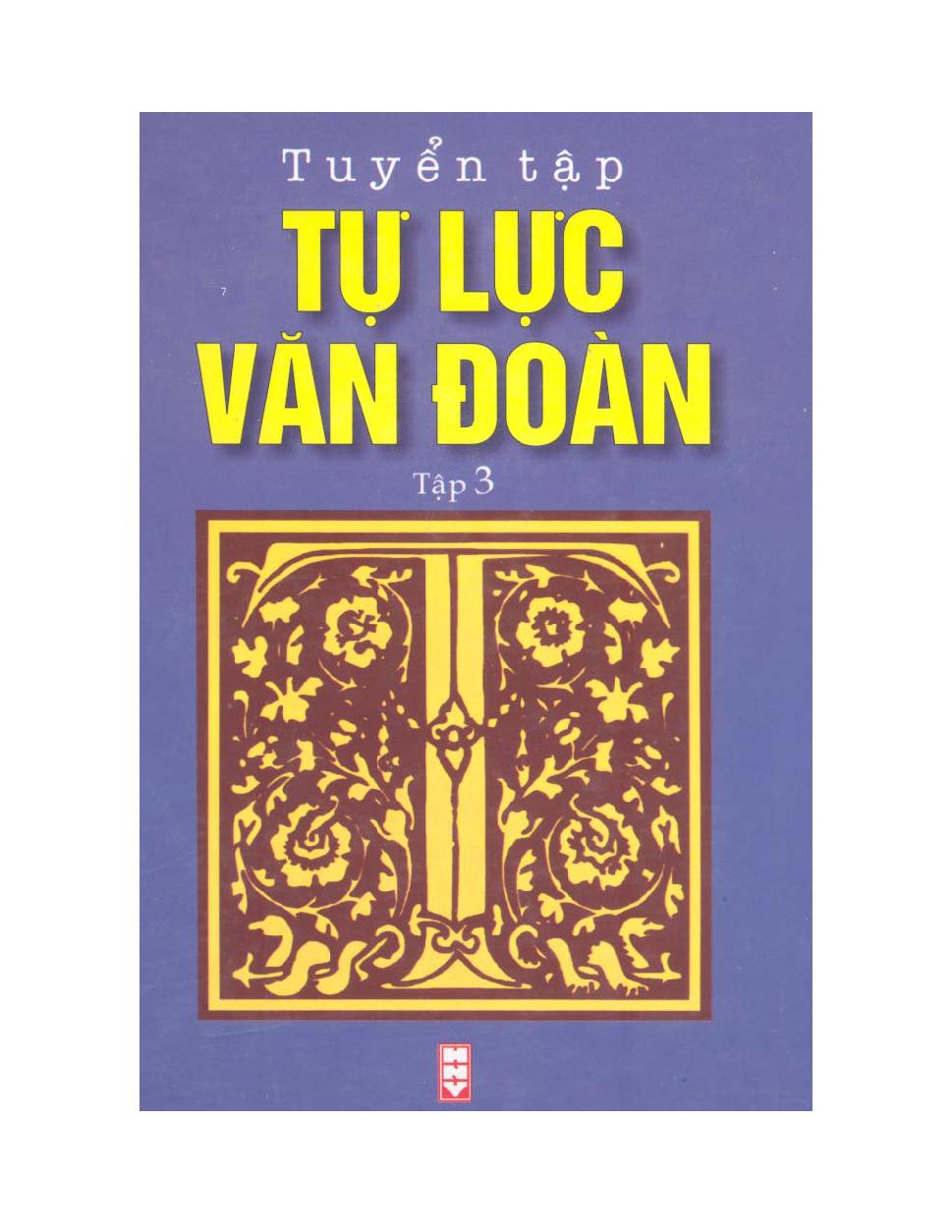 Tuyển tập Tự lực Văn đoàn.$nTập 3