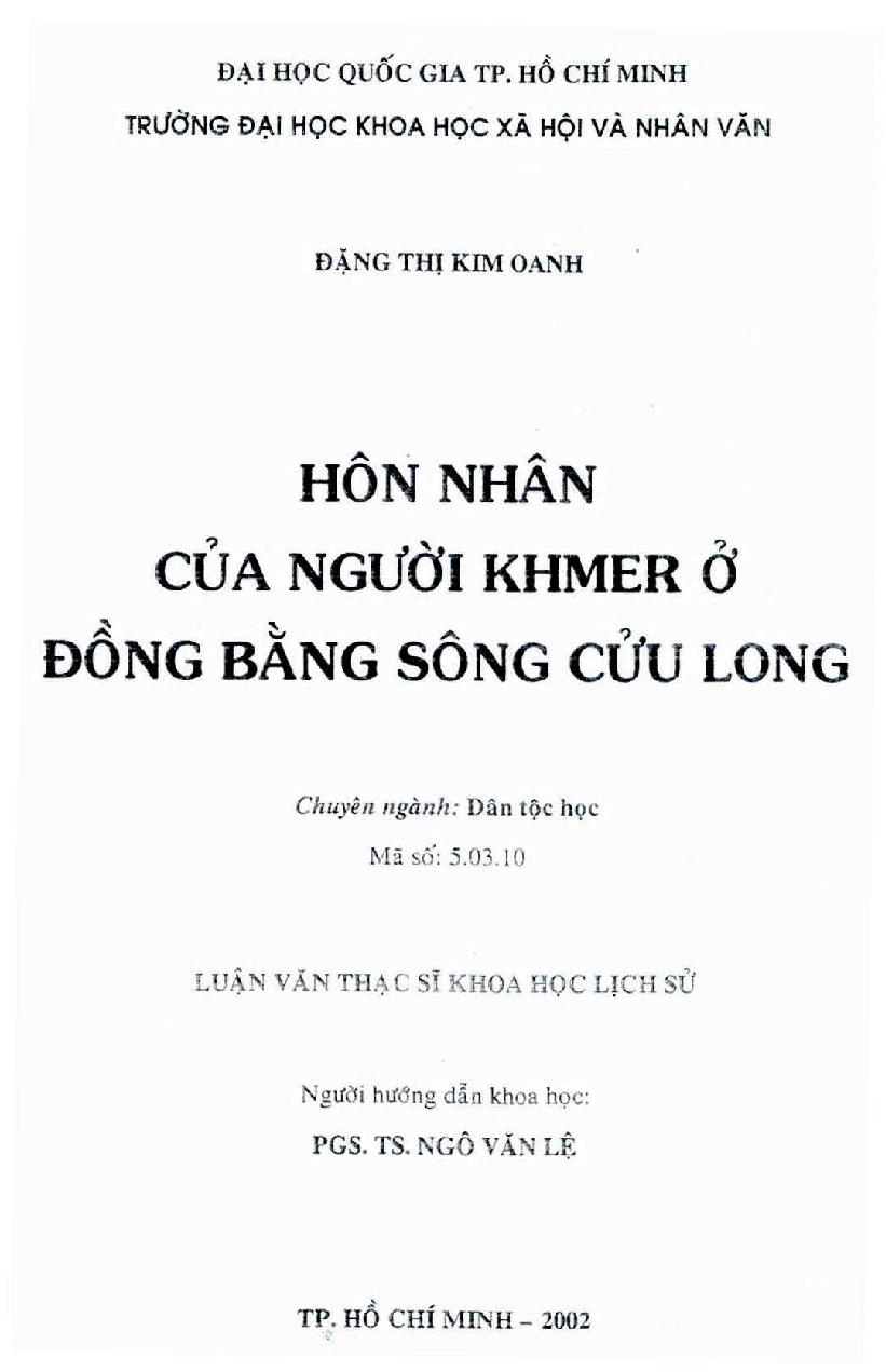 Hôn nhân của người Khmer ở Đồng bằng Sông Cửu Long