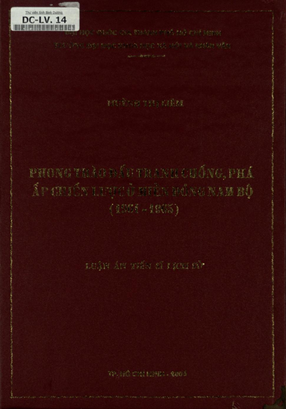 Phong trào đấu tranh chống, phá ấp chiến lược ở miền Đông Nam Bộ (1961-1965)