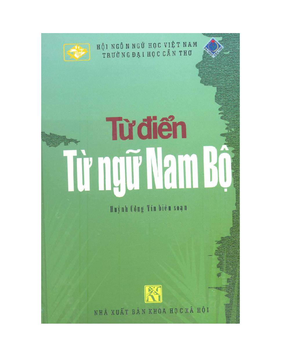 Từ điển từ ngữ Nam Bộ