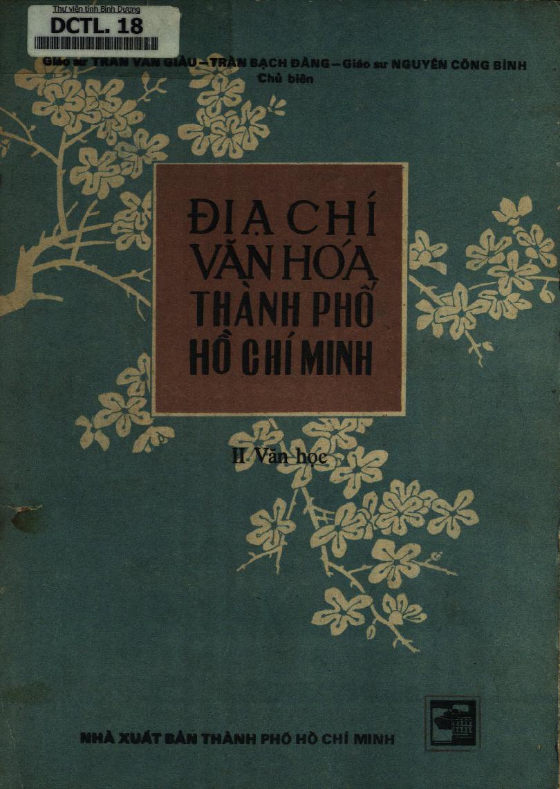 Địa chí văn hóa thành phố Hồ Chí Minh.$nT.2