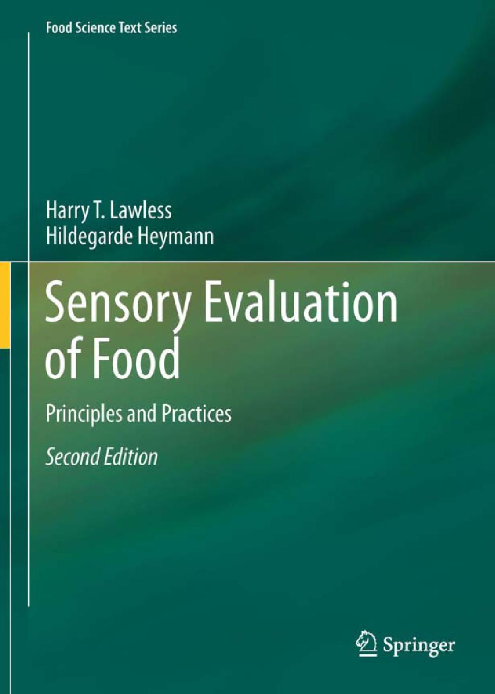 Sensory Evaluation of Food :$bPrinciples and Practices