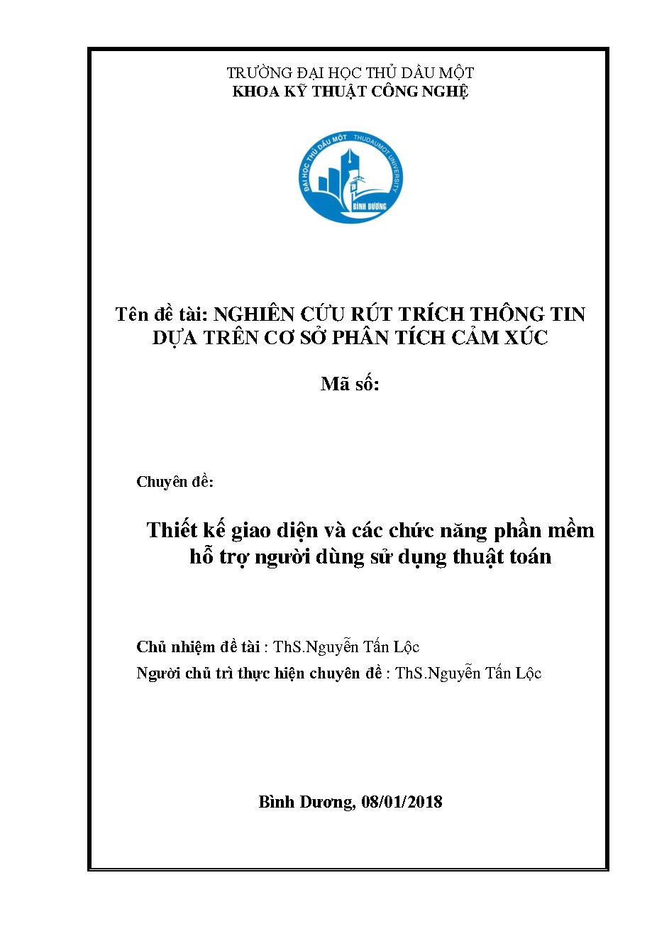 Nghiên cứu rút trích thông tin dựa trên cơ sở phân tích cảm xúc