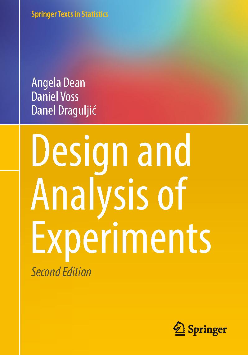 Design and Analysis of Experiments