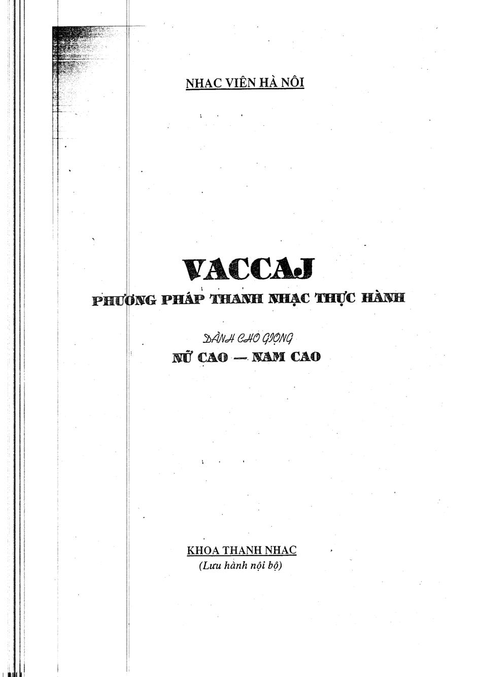 Phương pháp thanh nhạc thực hành