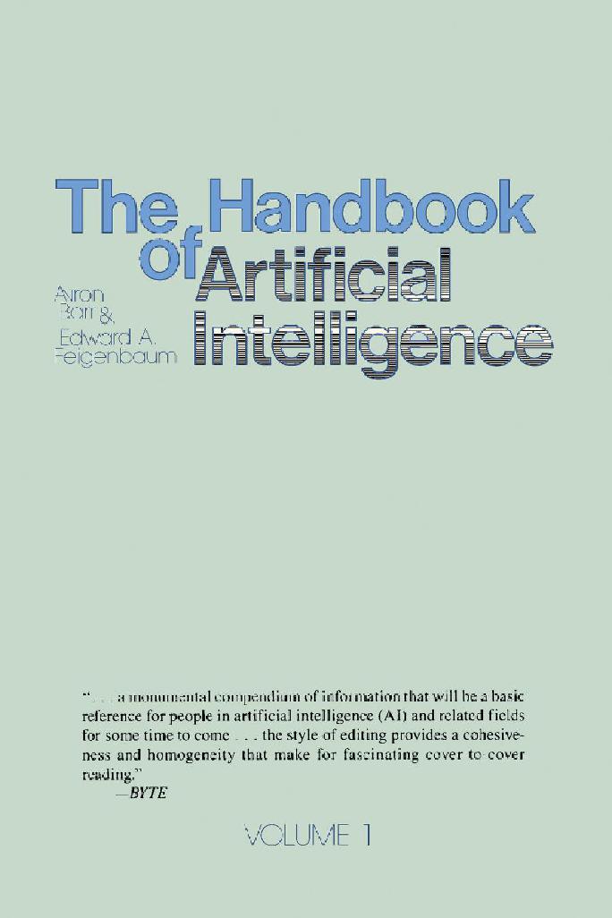 The Handbook of Artificial Intelligence.