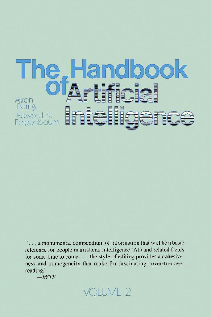 The Handbook of Artificial Intelligence.