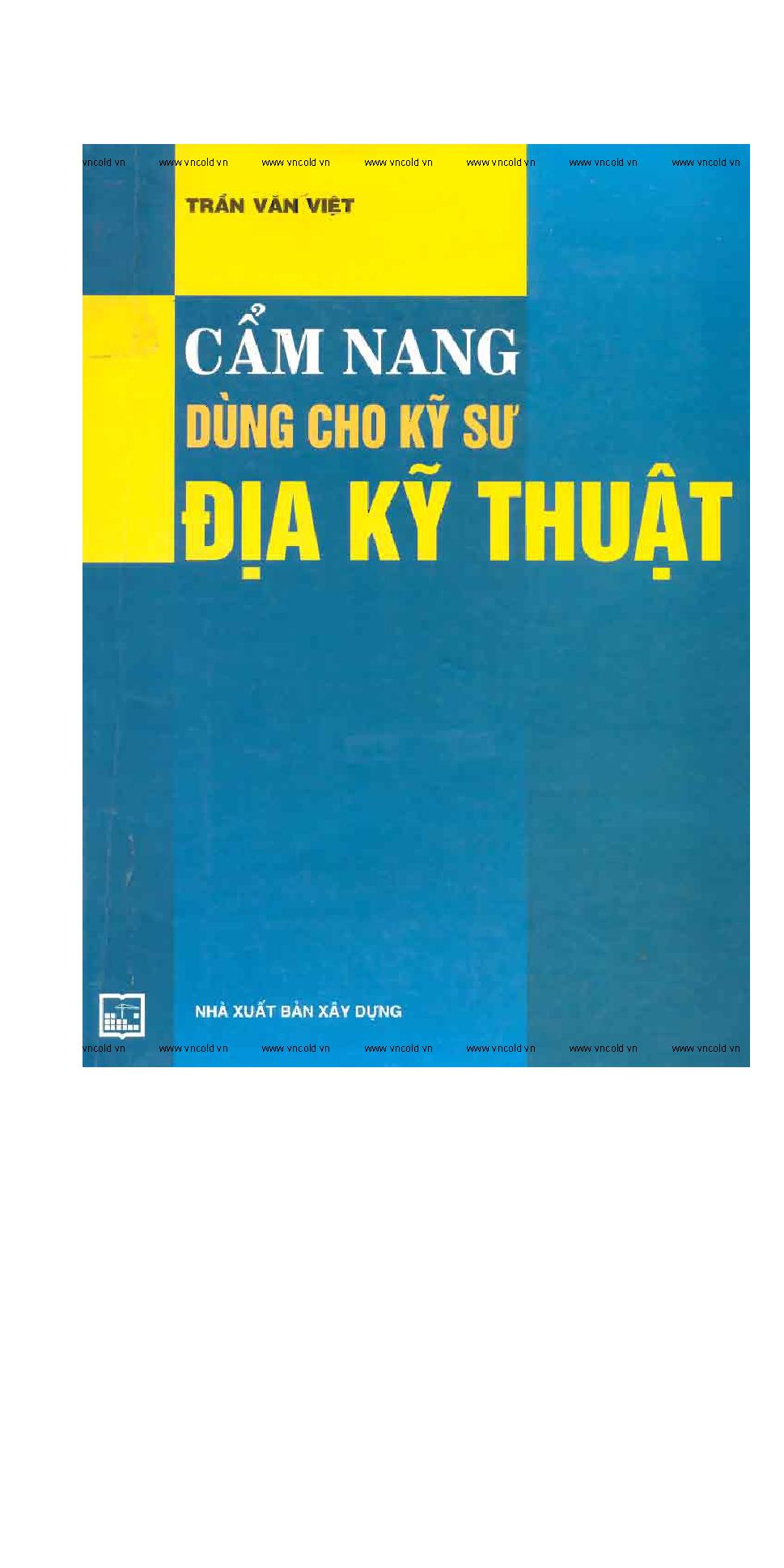 Cẩm nang dùng cho kỹ sư địa kỹ thuật