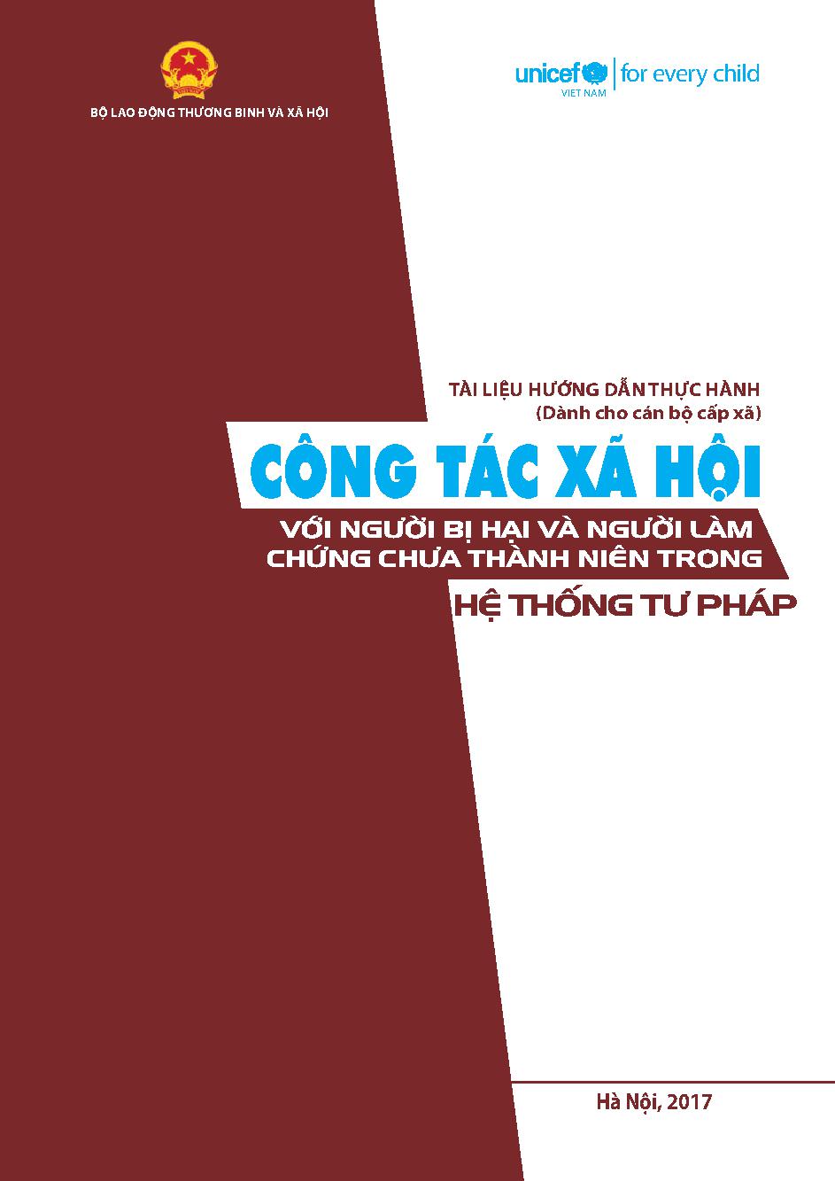 Công tác xã hội với người bị hại và người làm chứng chưa thành niên trong hệ thống tư pháp