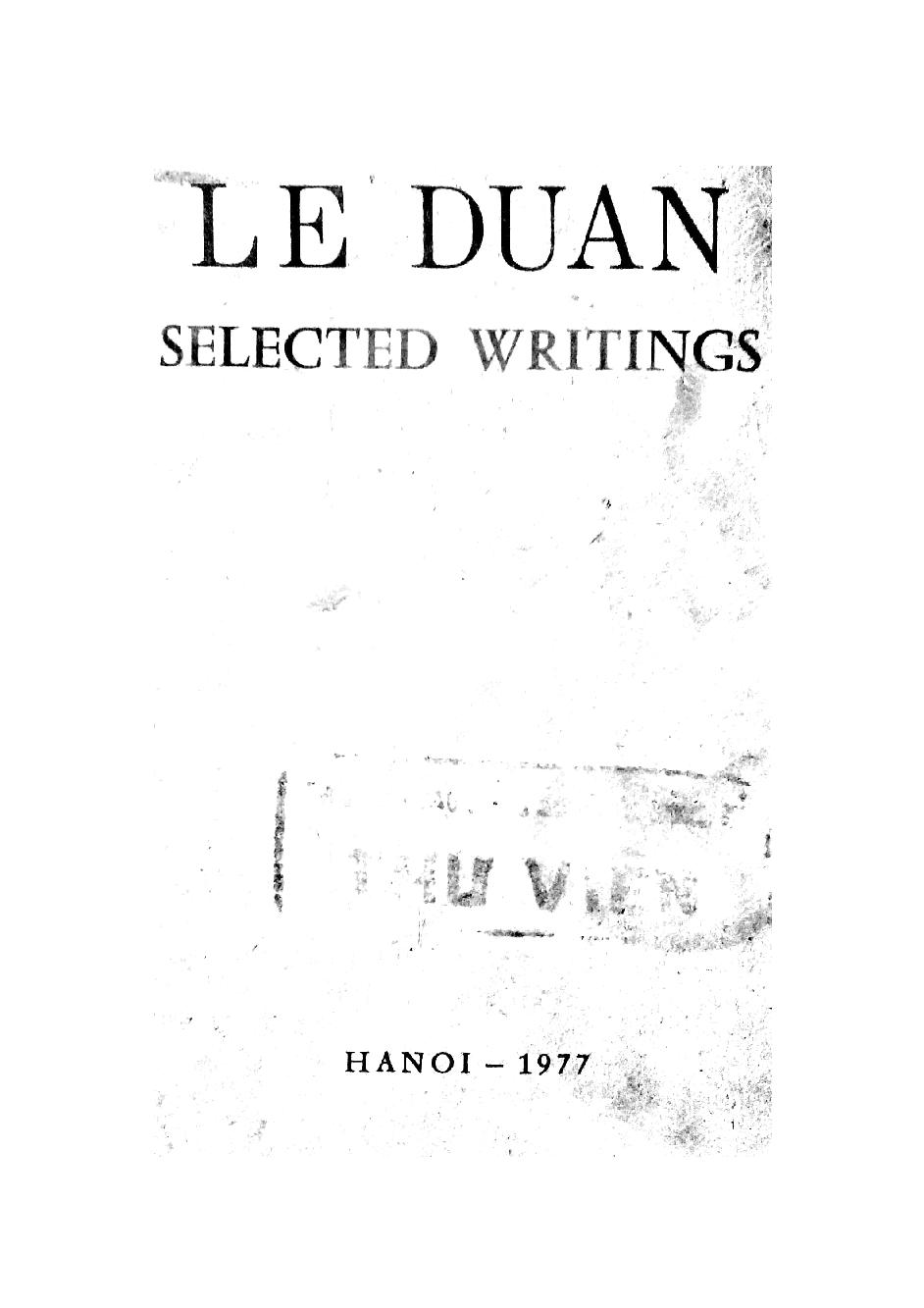 Le Duan