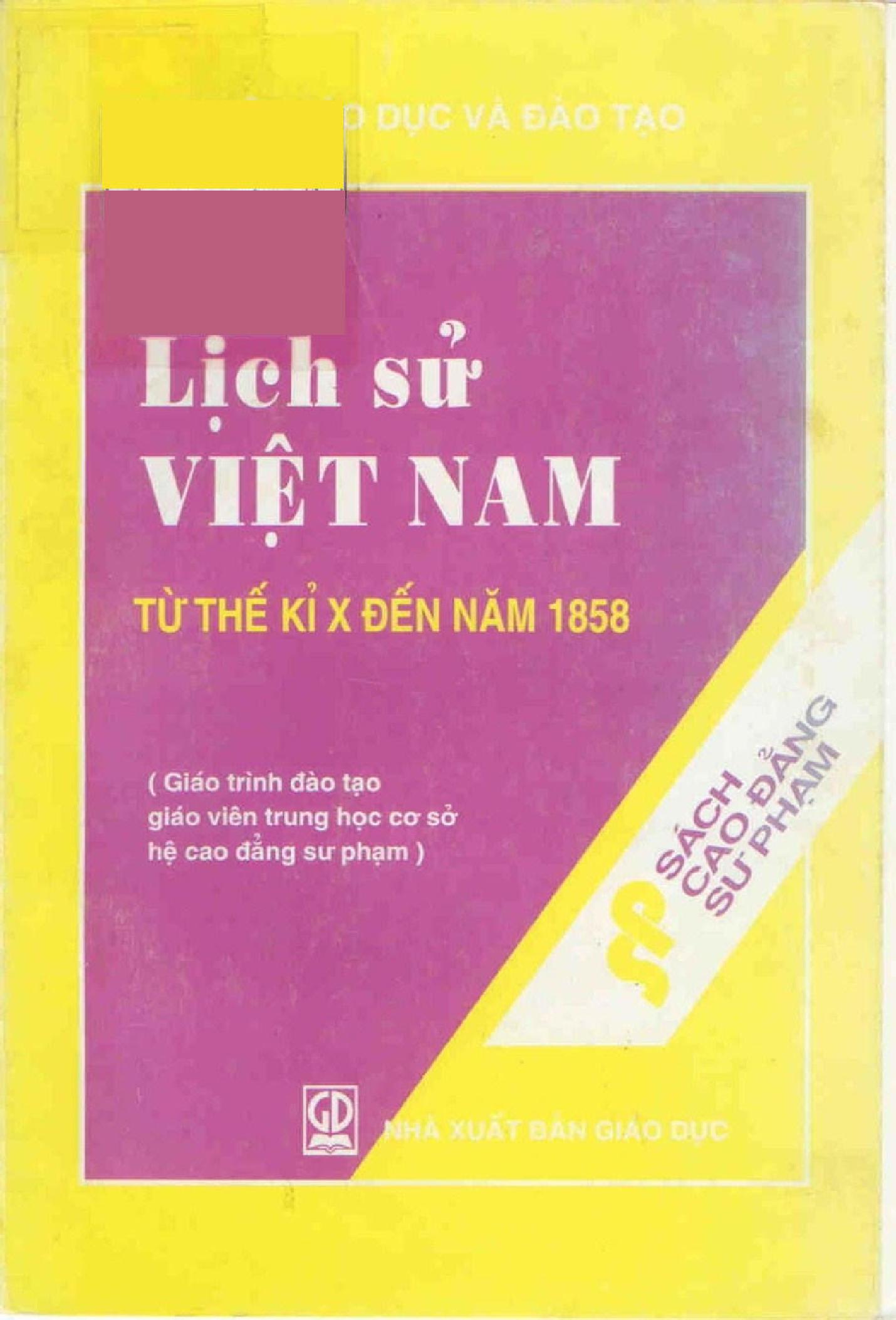 Lịch sử Việt Nam từ thế kỉ X - 1858