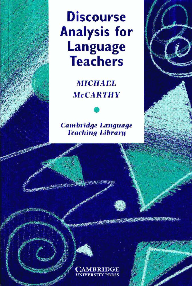 Discourse Analysis for Language Teachers