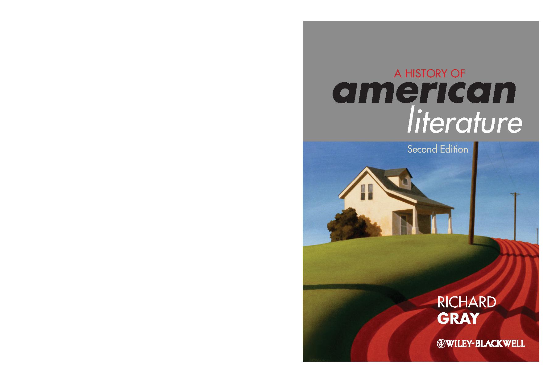 A history of American literature