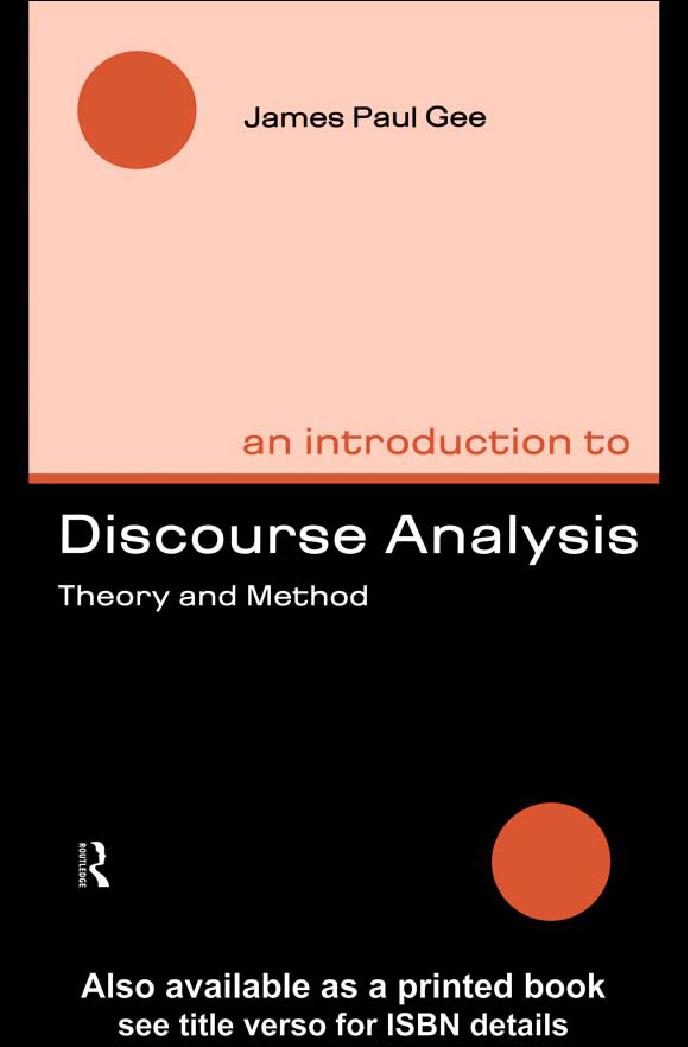 An introduction to discourse analysis