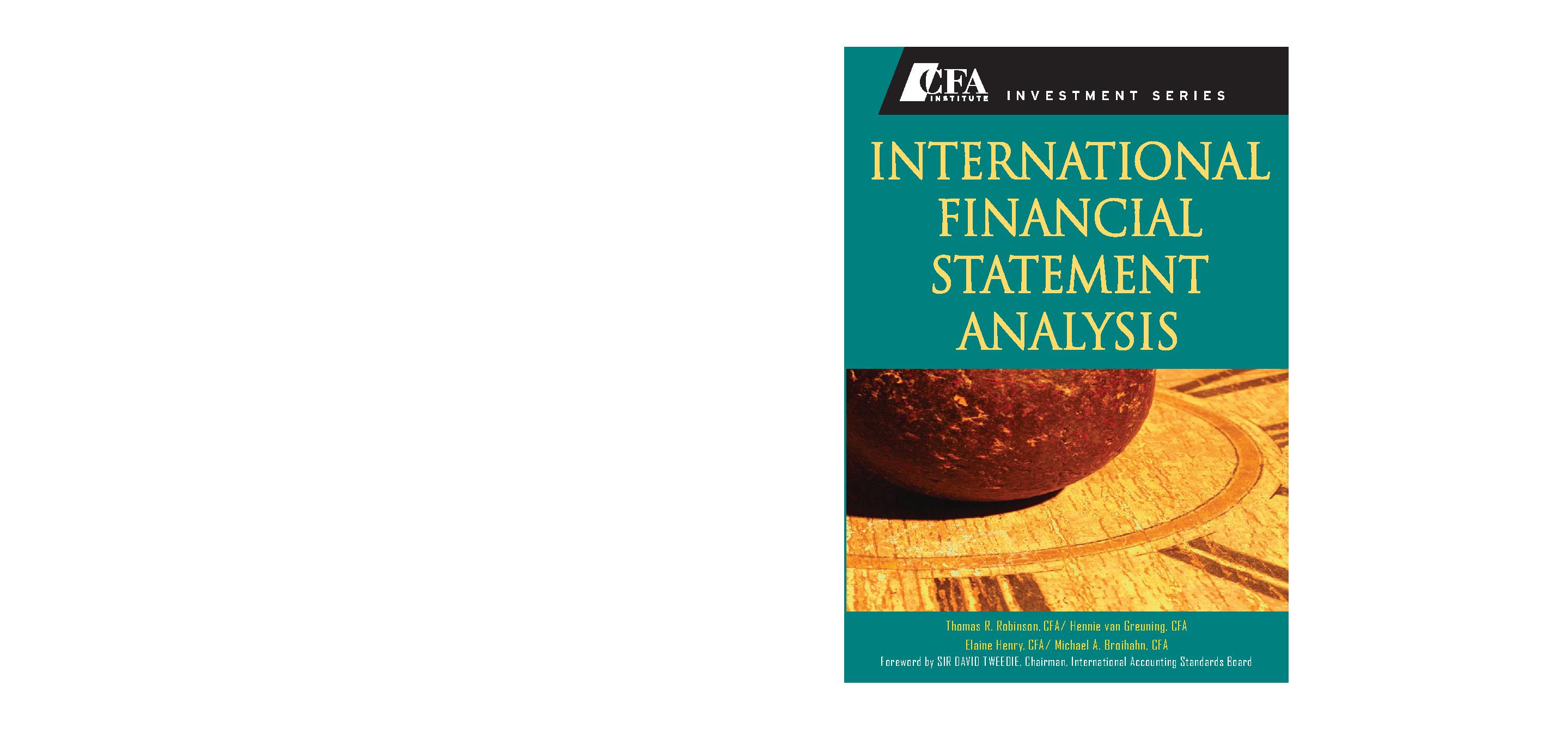 International financial statement analysis