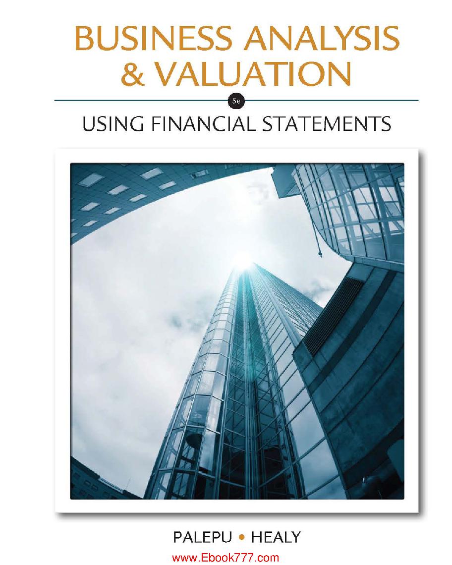 Business analysis & valuation